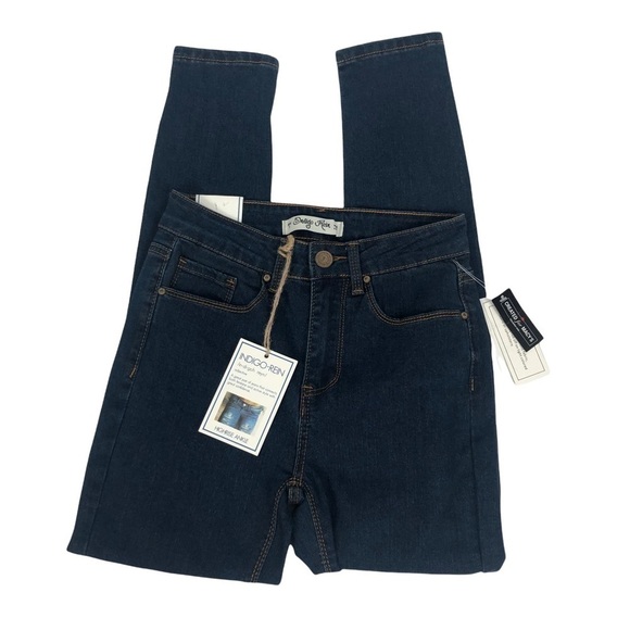 NWT INFIGO REIN Junior Women’s Blue Jeans Sz 3 High Rise Ankle Stretch - Picture 5 of 10